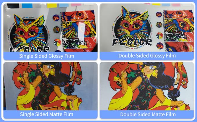 60 سم الطباعة الرقمية DTF تسليم الحرارة فيلم بي تي DTF طابعة فيلم رجال حذاء قميص قماش طباعة ورق بي تي 2