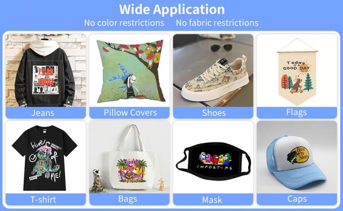 60 سم الطباعة الرقمية DTF تسليم الحرارة فيلم بي تي DTF طابعة فيلم رجال حذاء قميص قماش طباعة ورق بي تي 3