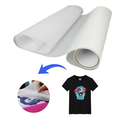 فيلم DTF الحيوانات الأليفة من جانب واحد مزدوج 30CM 33CM 60CM * 100M لفة نقل الحرارة 75Micron Hot Cold Peel DTF