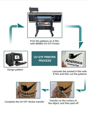 UV Dtf Transfer Ab Pet Film Roll 30*100cm Ab Film Transfer Dtf A3 30cm UV Dtf طباعة فيلم