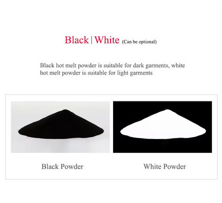 TPU 80-100mic White 1KG Digital Transfer Hot Melt Adhesive Pre-treat Powder للطابعة Ep L1800