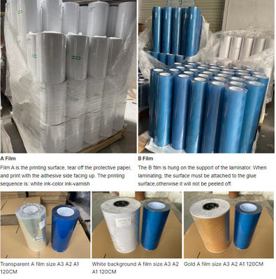 UV Transfer Sticker UV Dtf Cup Wrap Cups Transfer Uv Dtf Ab Film للطابعة على الملصقات