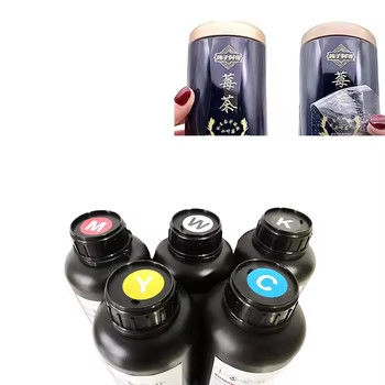 1L سعة مرنة الحبر LED-UV للسيليكون PVC والجلد حبر UV للطابعة إبسون