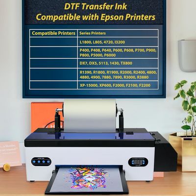 صديقة للبيئة البيضاء الباردة الحبر الرقمي DTF للقميص الطباعة 100 مل