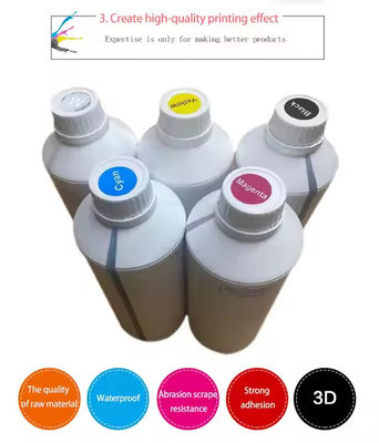 1000 مل حبر DTF حبر CMYK أبيض لتمثال القميص والفيلم للحيوانات الأليفة الطباعة حبر طابعة DTF الممتاز