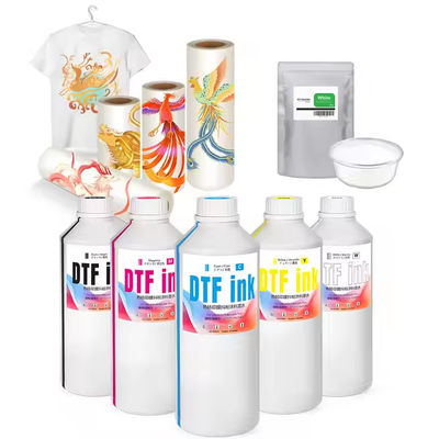 1000 مل CMYK الحبر الأبيض DTF مباشرة إلى فيلم حبر الطباعة رشاش للطابعة DTF Refinecolor