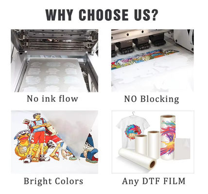 1000 مل CMYK الحبر الأبيض DTF مباشرة إلى فيلم حبر الطباعة رشاش للطابعة DTF Refinecolor
