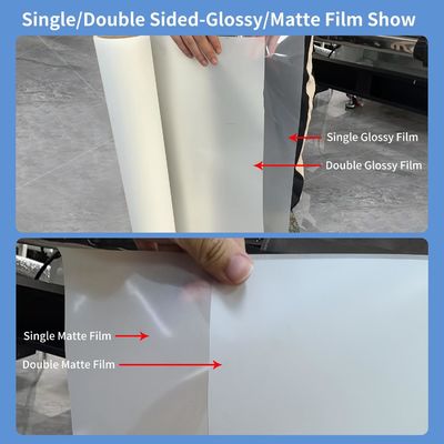 30CM × 100M DTF PET Film CMYK + W فيلم نقل الحرارة للملابس
