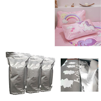 مسحوق DTF TPU ذوبان ساخن أبيض وأسود للطباعة النابضة بالحيوية (1kg، 5kg) باستخدام نقل الحرارة