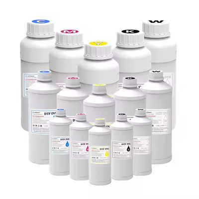 طراز قميص طابعة فيلم حيوان أليف إبسون Dtf حبر Cmykw 1000ml لكل زجاجة ل1800