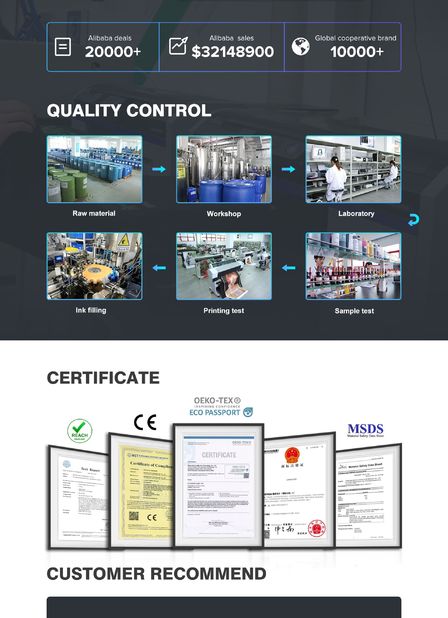 الصين DONGGUAN EASY PRINTING MATERIAL CO.,LTD الشهادات